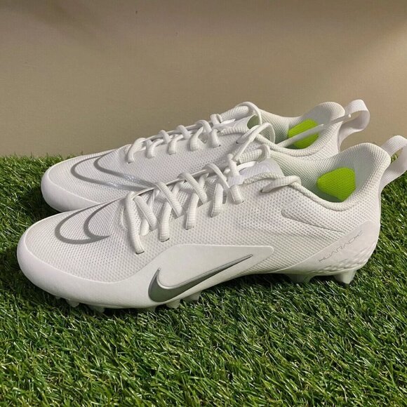 Nike Alpha Huarache 8 Pro LAX Lacrosse Cleats White CW4439-110 Men\'s 8.5 NEW main image 5